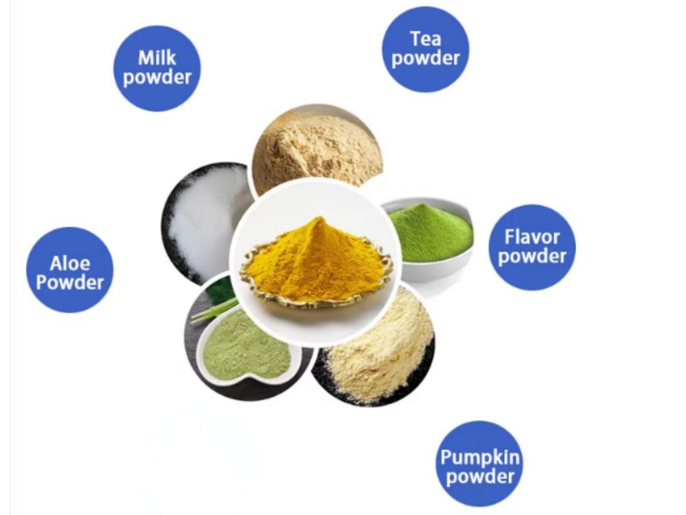 Powder applications for natural high-solid ingredients