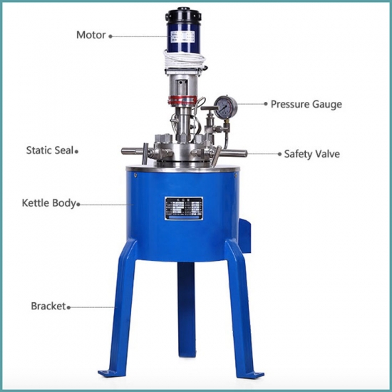 High Pressure Stainless Steel Autoclave Stirred Reactor