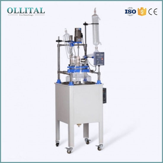 10L Chemical Distillation Single-Layer Glass Reactor